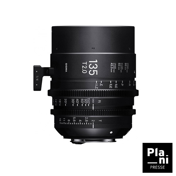 PLANIPRESSE | Optiques 35 MM | Sigma FF Ciné 135mm T1.5 monture E