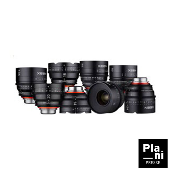 PLANIPRESSE | Optiques 35 MM | Samyang Xeen Prime 14 / 24 / 35 / 50 / 85 / 135 mm