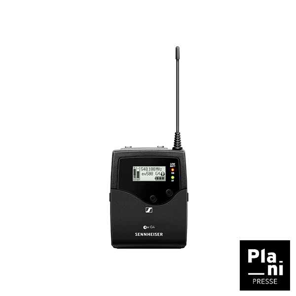 Sennheiser EK500 G4 récepteur de poche robuste à louer chez PLANIPRESSE entreprise spécialisée dans la location de matériel audiovisuel professionnel