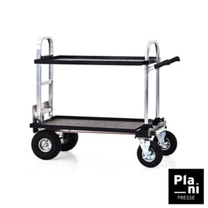 Roulante MAGLINER Junior chariot de backstage quatre roues très résistant supportant 450 kg. À louer chez PLANIPRESSE