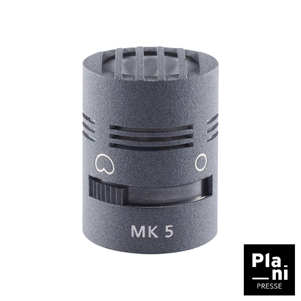 SCHOEPS MK5 est une capsule de microphone à directivité commutable omnidirectionnelle ou cardioïde disponible à la location chez PLANIPRESSE